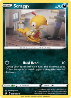 Scraggy - pokemon TCG Card