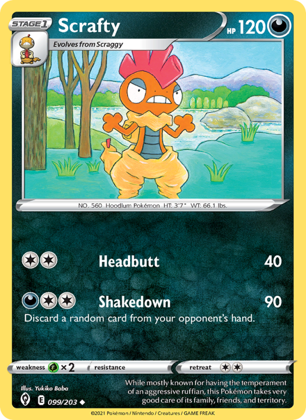 Scrafty - Pokémon TCG Card