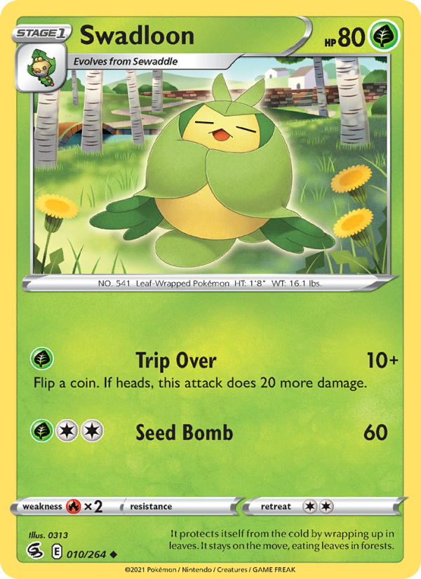 Swadloon - Pokémon TCG Card