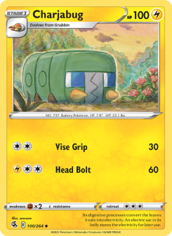 Charjabug - pokemon TCG Card