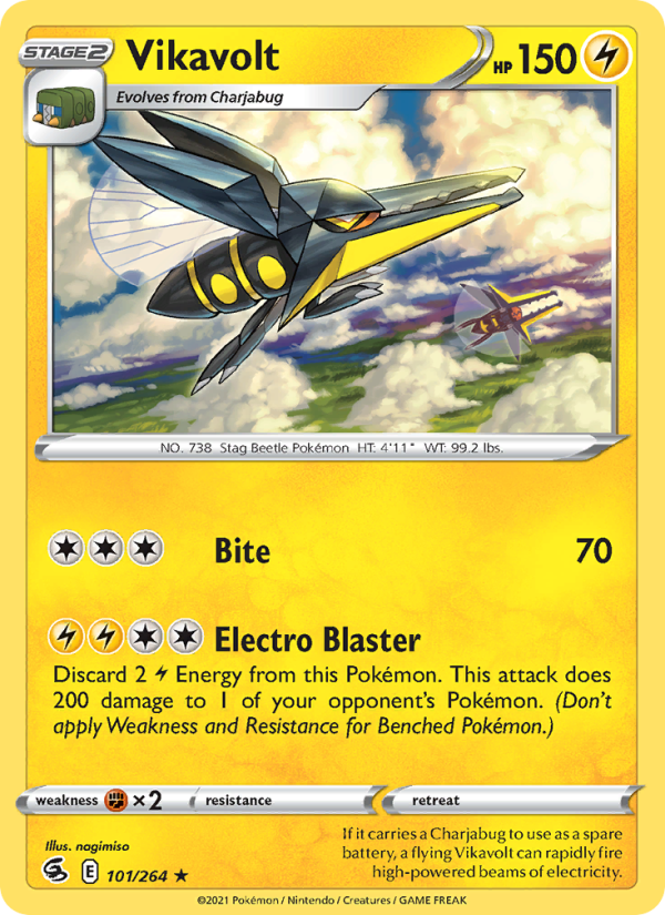 Vikavolt - Pokémon TCG Card