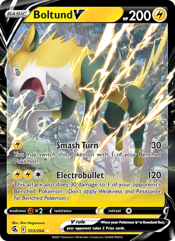 Boltund V - Pokémon TCG Card