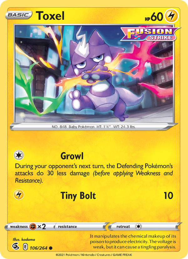 Toxel - Pokémon TCG Card