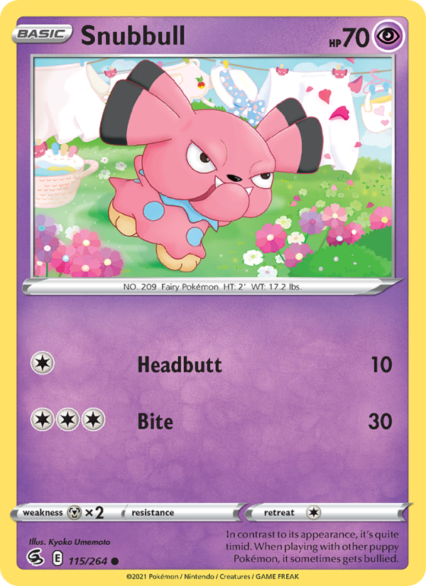 Snubbull - Pokémon TCG Card