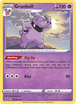 Granbull - pokemon TCG Card