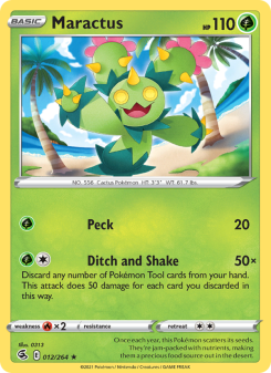 Maractus - pokemon TCG Card