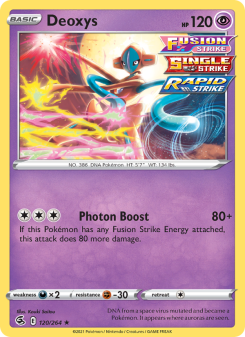 Deoxys - pokemon TCG Card