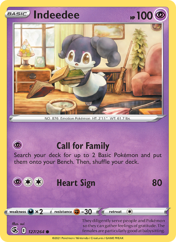 Indeedee - Pokémon TCG Card