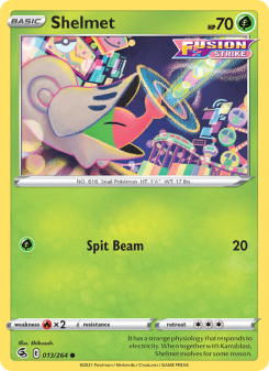 Shelmet - pokemon TCG Card