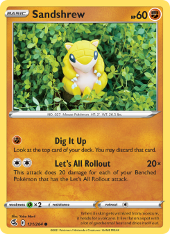 Sandshrew - pokemon TCG Card