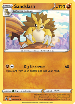 Sandslash - pokemon TCG Card