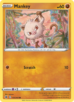 Mankey - pokemon TCG Card