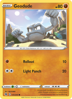 Geodude - pokemon TCG Card