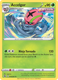 Accelgor - pokemon TCG Card