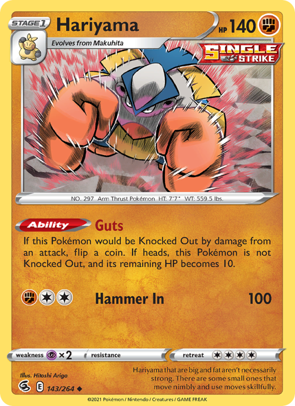 Hariyama - Pokémon TCG Card