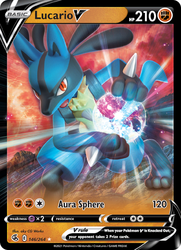 Lucario V - Pokémon TCG Card