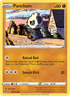 Pancham - pokemon TCG Card