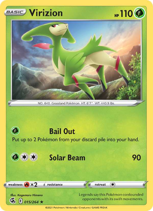 Virizion - Pokémon TCG Card