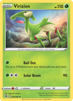 Virizion - pokemon TCG Card