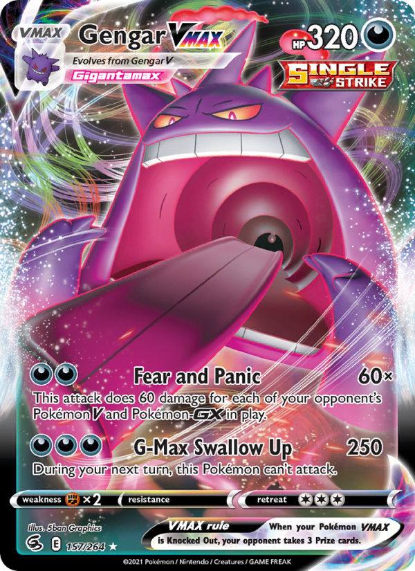 Gengar VMAX - Pokémon TCG Card