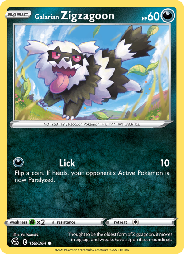 Galarian Zigzagoon - Pokémon TCG Card