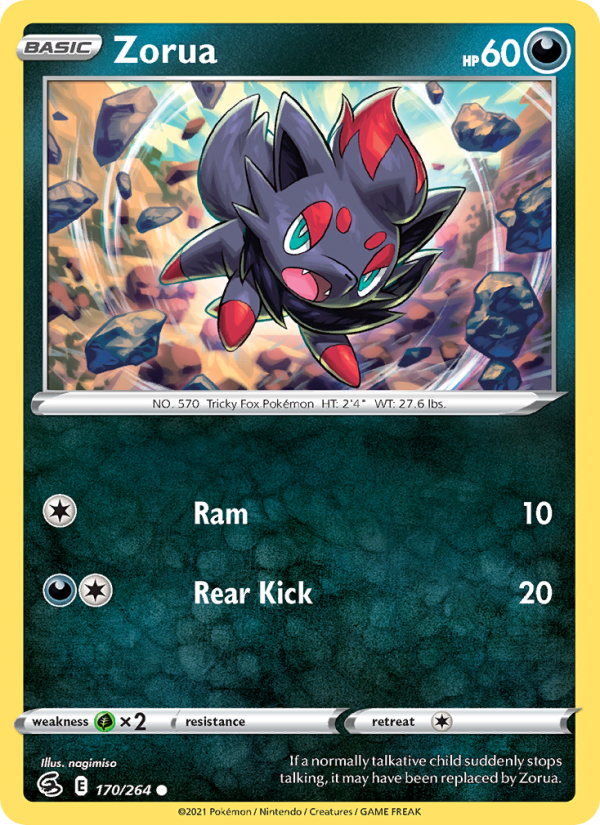 Zorua - Pokémon TCG Card