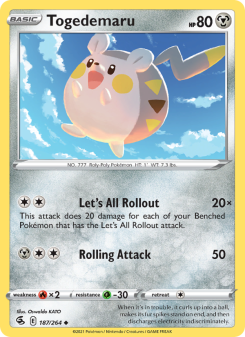 Togedemaru - pokemon TCG Card