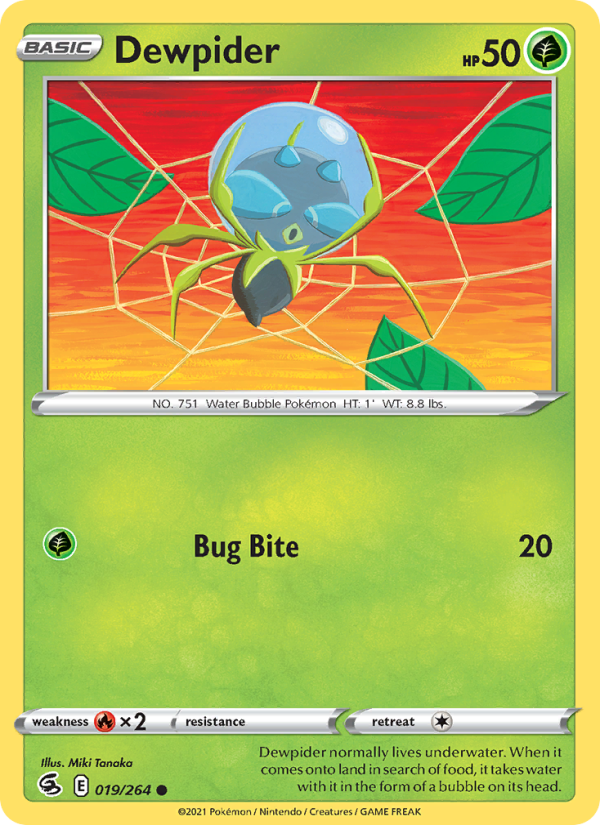 Dewpider - Pokémon TCG Card