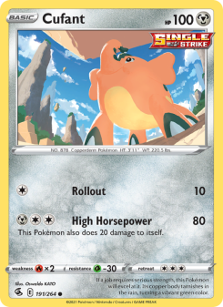 Cufant - pokemon TCG Card