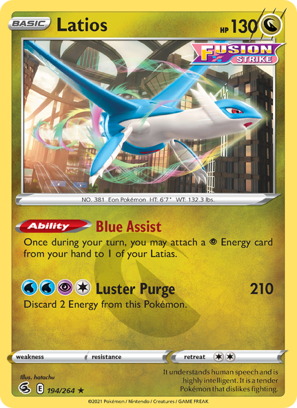 Latios - Pokémon TCG Card