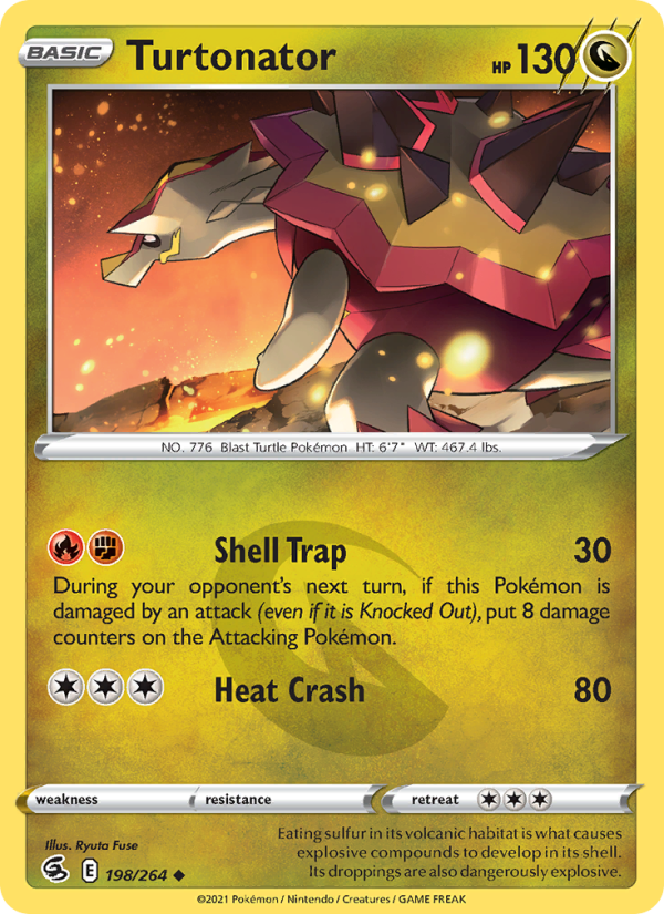 Turtonator - Pokémon TCG Card