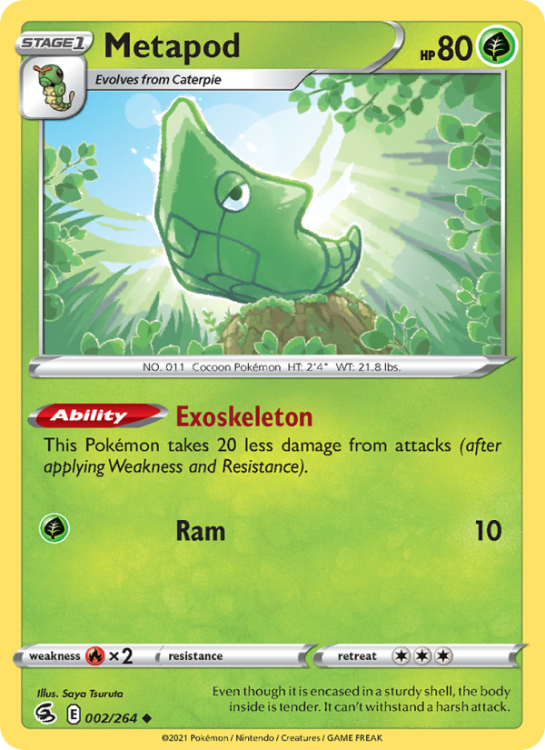 Metapod - Pokémon TCG Card