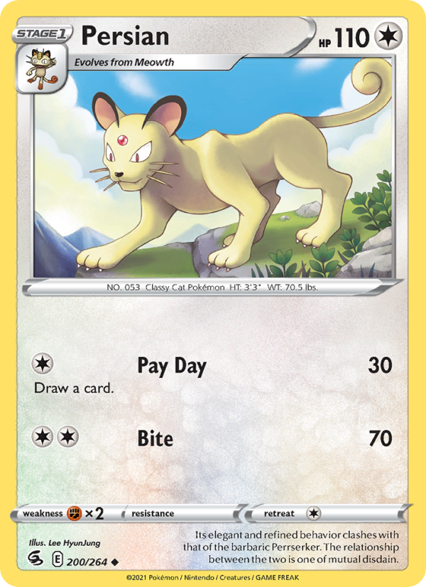 Persian - Pokémon TCG Card