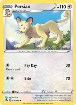 Persian - pokemon TCG Card