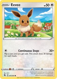 Eevee - pokemon TCG Card