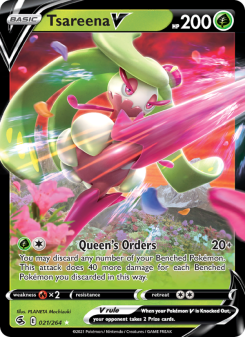 Tsareena V - pokemon TCG Card