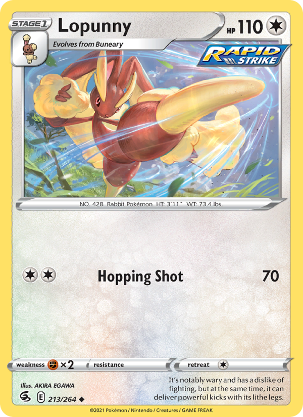 Lopunny - Pokémon TCG Card