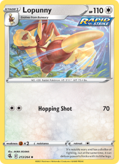 Lopunny - pokemon TCG Card