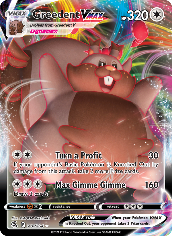 Greedent VMAX - Pokémon TCG Card