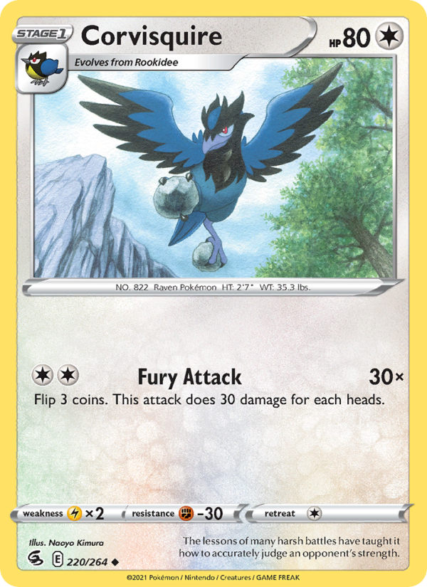 Corvisquire - Pokémon TCG Card