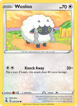 Wooloo - pokemon TCG Card