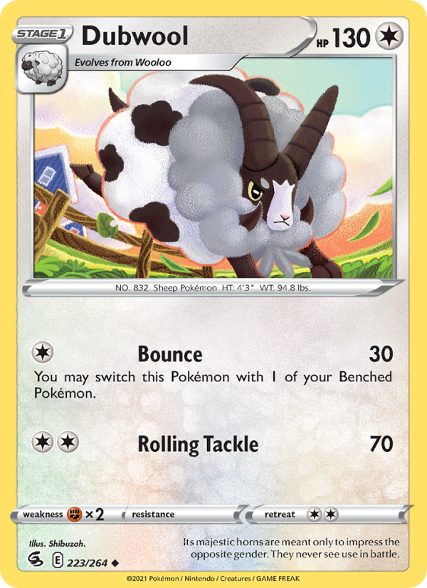 Dubwool - Pokémon TCG Card
