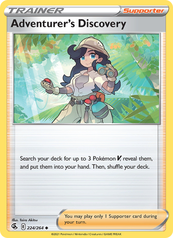 Adventurer's Discovery - Pokémon TCG Card