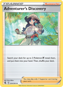 Adventurer's Discovery - pokemon TCG Card