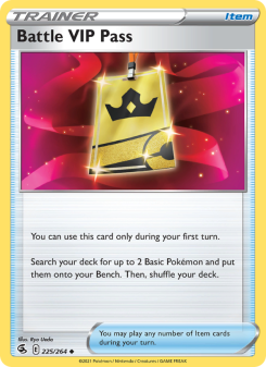 Battle VIP Pass - pokemon TCG Card