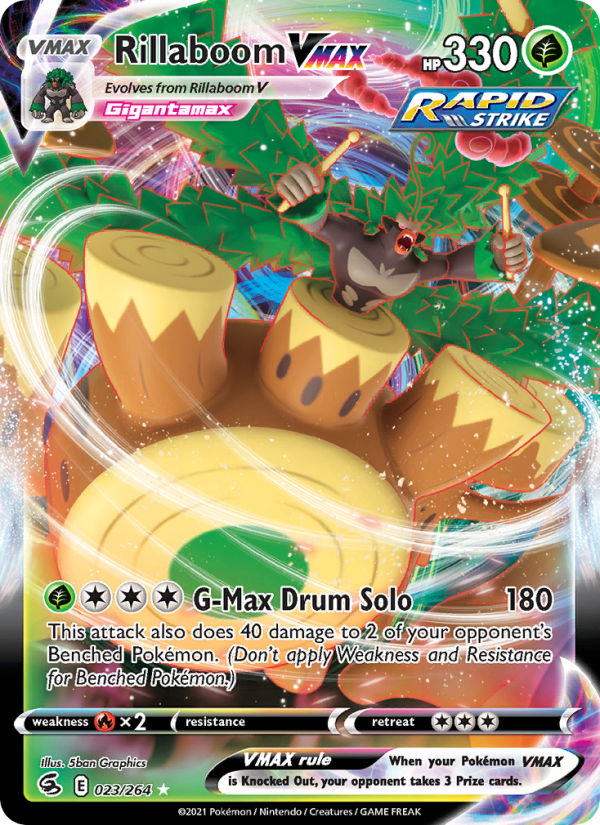 Rillaboom VMAX - Pokémon TCG Card