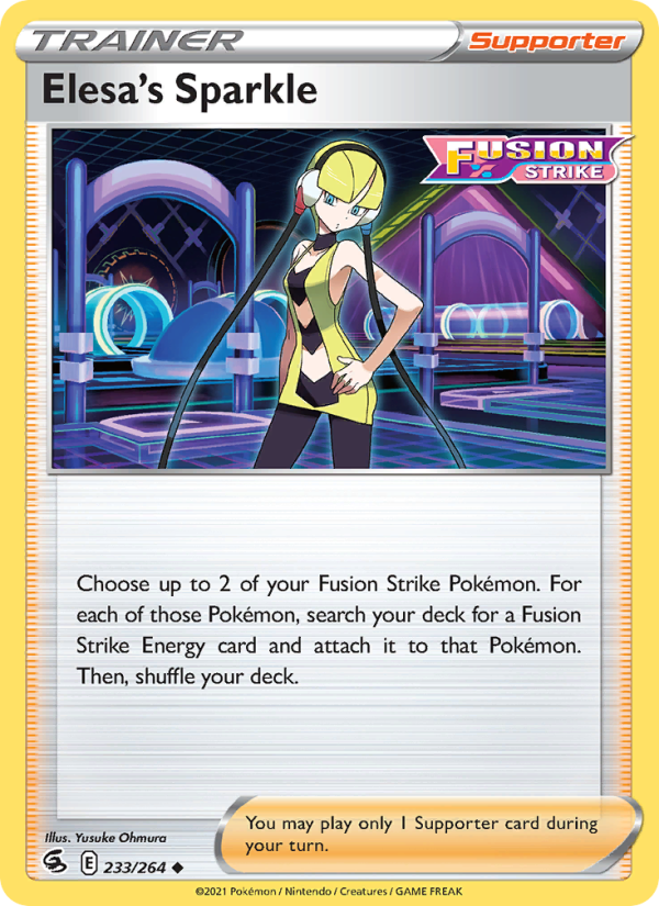 Elesa's Sparkle - Pokémon TCG Card