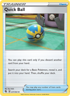 Quick Ball - pokemon TCG Card