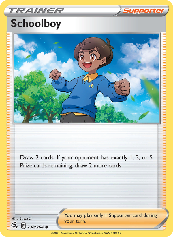 Schoolboy - Pokémon TCG Card
