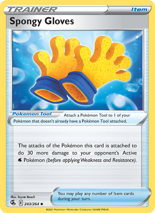Spongy Gloves - Pokémon TCG Card
